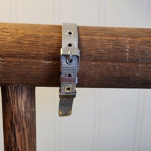 Silver Belt Bracelet